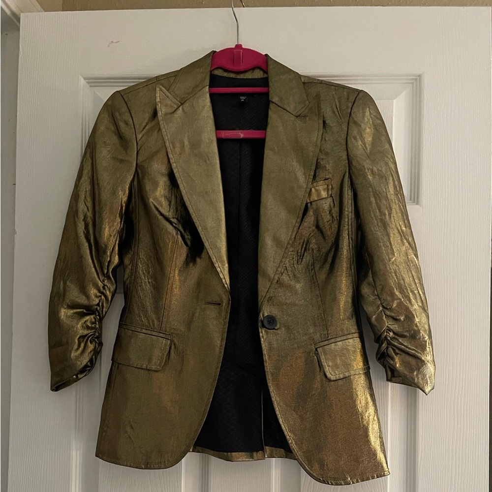 Gold blazer